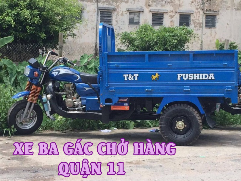 xe ba gác chở hàng quận 11